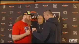 Bellator 216: Mirko Cro Cop vs. Roy Nelson Media Day Staredown - MMA Fighting