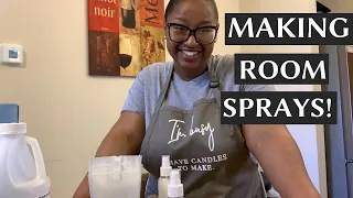 Make Room Sprays With Me | Testing Formulas | Simple Room Spray Recipes!