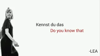 Kennst du das, LEA - Learn German With Music, English Lyrics