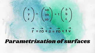 Calculus II: Parametrization of surfaces