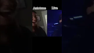 Gayle - ABCDEFU live vs autotune