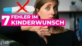 Kinderwunsch 7 Fehler | Mach das bitte nicht!