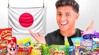 COMENDO COMIDAS COLORIDAS DO JAPÃO POR 24 HORAS!