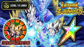 100% EZA TEQ LR GOHAN & GOTEN LEVEL 10 LINKS SHOWCASE! Dragon Ball Z Dokkan Battle