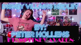 MY CHILDHOOD!!! Blind reaction to Peter Hollens feat. Whitney Avalon - Epic Disney Villains Medley