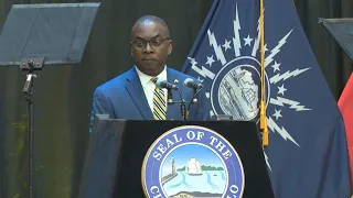 Buffalo Mayor Byron Brown answers questions following State of the City address