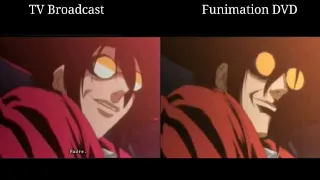 Hellsing 2001 TV Broadcast vs DVD part 1