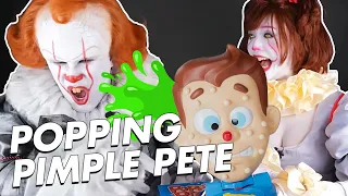 POPPING PIMPLES WITH PENNYWISE & GIRLYWISE! Let's Play Pimple Pete! | Prince & Awie De Guzman