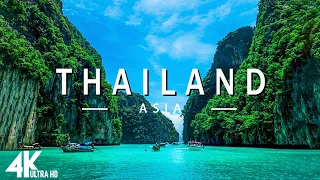 FLYING OVER THAILAND (4K UHD) - Relaxing Music Along With Beautiful Nature Videos - 4K Video