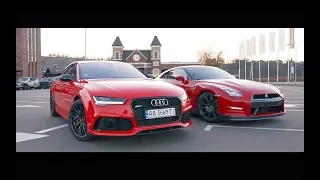 Audi RS7 770л.с. vs GT-R 700л.с. Ланос 500л.с.