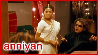 Anniyan Tamil Movie | Remo Leaves Ambi's Body | Vikram | Sadha | Vivek | Prakash Raj