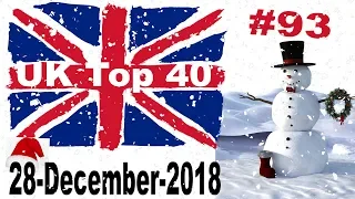 UK Top 40 Singles Chart 28 December, 2018 № 93