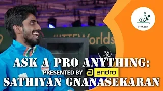 Sathiyan Gnanasekaran | Ask a Pro Anything presented by andro