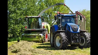 Gras Häckseln mit John Deere New Holland und Claas I best_of_agrar