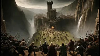 Helm's Deep: Men vs Brutal Dwarves, Isengard and Goblins Free for All - LOTR BFME 2
