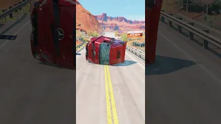 BeamNG Drive Realistic Freeway Crashes #9