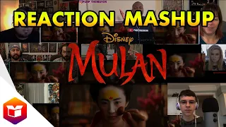 Disney's Mulan | Official Trailer - Reaction Mashup