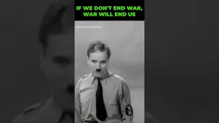 Charlie Chaplin greatest speech on War.