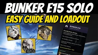 Destiny 2 Bunker E15 EASY SOLO GUIDE | Legendary Lost Sector Solo Guide to farm NEW EXOTICS.