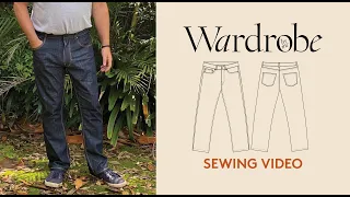 How to sew Jeans | Sewing Tutorial |  Wardrobe By Me