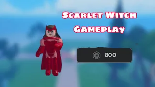 SCARLET WITCH GAMEPLAY | Heroes Online World ROBLOX