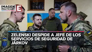 Rusia vs Ucrania: Zelenski despide a jefe de seguridad de Járkov por incompetente