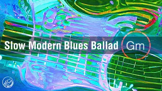 Slow Modern Blues Ballad Backing Track in G Minor