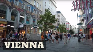 downtown walk in Vienna, Austria [4k Ultra HD 60fps ]