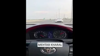 Honda Civic vs Toyota Mark X - Race On Motorway Pakistan