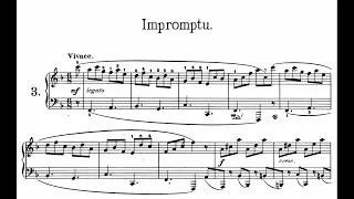 Cornelius Gurlitt: Miniaturen, Op. 172, No. 3: Impromptu (Sheet Music Score)