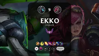 Ekko Jungle vs Vi - KR Master Patch 14.3