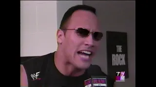 The Rock tells Stone Cold Steve Austin he has a date with destiny - Raw Jan. 8, 2001