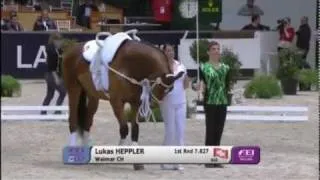 Vaulting - Lukas Heppler - FEI Worldcup Final Bordeaux 2012