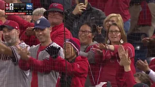 Baby Shark takes over Nationals Park when Gerardo Parra walks up to bat in 2019 Postseason