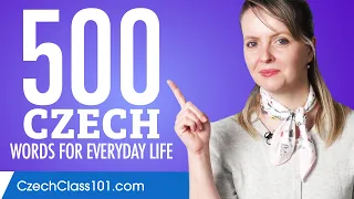 500 Czech Words for Everyday Life - Basic Vocabulary #25