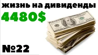 ЖИЗНЬ НА ДИВИДЕНДЫ №22: 4480$ в год. Как получать пассивный доход с дивидендов?