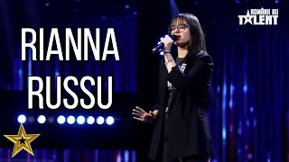 Rianna Russu a ridicat juriul de la Românii au Talent în picioare! Are 14 ani şi o voce de vis!