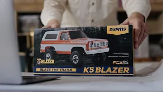 FMS 1/24 scale Chevrolet K5 Blazer 1976 FCX24 RTR: Unleash performance, ignite fun.