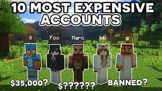 The Story of Minecrafts 10 Most EXPENSIVE ACCOUNTS...