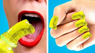 SNEAK SNACKS IN MAKEUP || Funny Ways to Sneak Food & Candy Anywhere! Funny Situations