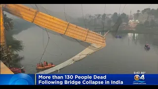 Pedestrian Bridge Collapse Kills Over 130 People In India