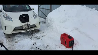 Зарядка Nissan Leaf от генератора - «овчинка выделки не стоит» :)