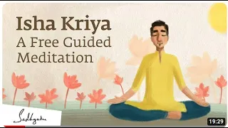 Isha Kriya  A Guided Meditation For Health And Wellbeing   15 Minutes