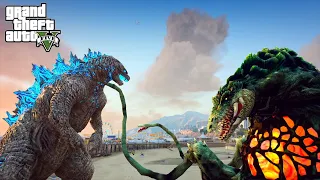 Godzilla vs Biollante Epic Battle - GTA V Mods