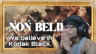 "He don't believe in god???" Kodak Black - Non Believer [Official Audio] REACTION