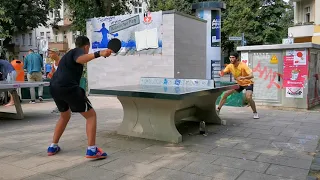 Berliner Street Table Tennis Tournament@BohimischerPlatz, #Tischtennis #Loop #Turniere #Topspin, Q1