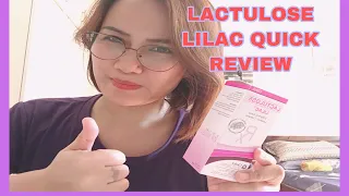 LACTULOSE LILAC QUICK REVIEW