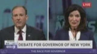 Crime, abortion and Trump in New York Gov. debate