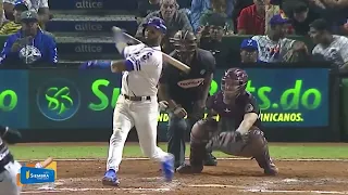 QUE-TA-BLA-ZO 💥 ¡HOMERUN de Emilio Bonifacio que empata el juego para el Licey! 🐯🔥