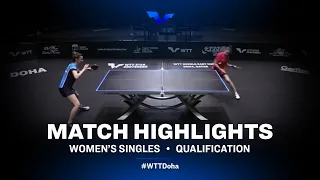 Stephanie Loeuillette vs Karoline Mischek | WTT Star Contender Doha 2021 | WS | QUAL Highlights